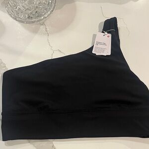 lululemon athletica Black sports bra Asymmetrical Bra 12